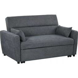 Homcom ME89271478 Dark Grey Sofa 155cm 2 Seater