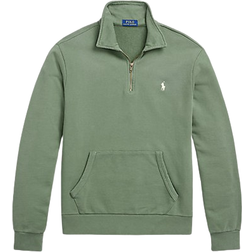 Polo Ralph Lauren Loopback Fleece Quarter Zip Sweatshirt - Cargo Green