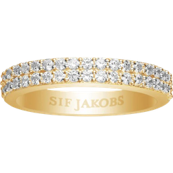 Sif Jakobs Corte Due Ring - Gold/Transparent