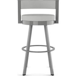 Amisco Browser Gray Bar Stool 37.8"