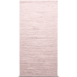 Rug Solid Cotton Pink 75x300cm