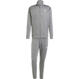 Adidas Men's Sportswear Small Logo Tricot Colorblock Track Suit - Grey Four/Grey Two