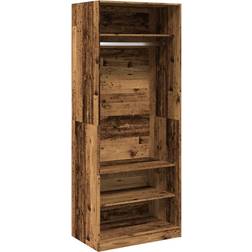 vidaXL 3307700 Antique Wood Armadio 80x200cm