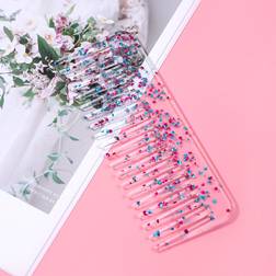 Shein Glitter Wide Tooth Comb Hair Brush