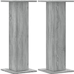 vidaXL 2 st högtalarstativ, högt stöd, podium