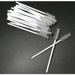 Shein 20 Pcs White Eyelash Brushes, Eyelash Extension Supplies, Makeup Brushes, Disposable Mascara Wands, Eyelash Extension Eyebrow Spools