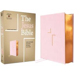 The Jesus Bible, ESV Edition, Leathersoft Over Board, Pink by Zondervan Leather Bound