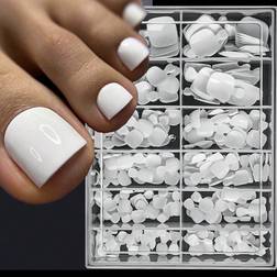 Shein pcs False Toe Nail Tips