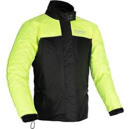 Oxford rainseal motorcycle motorbike over jacket black fluo yellow