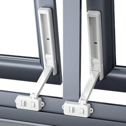 Safelon No Drilling & Tools Safety Window Restrictor 2pcs
