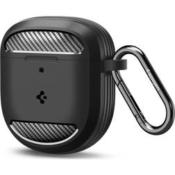 Spigen Rugged Armor Case for QuietComfort Earbuds II/Ultra Matte Black