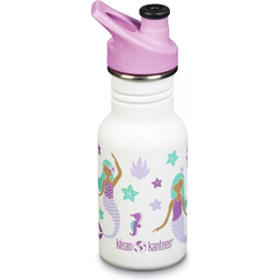 klean-kanteen Botella Classic infantil con tapa Sport 12oz (355ml) Mermaids