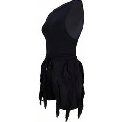 Shein Solid Halter Top Drawstring Waist Tassel Detail Shorts