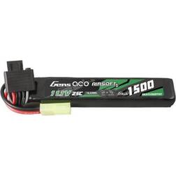 Gens Ace G-Tech 25C 1500mAh 3S1P 11.1V Airsoft Lipo Battery with Tamiya Connector