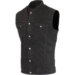 Merlin Club Denim D3O Motorcycle Vest - Black
