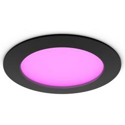 Philips Hue Slim Recessed Black/White Ceiling Flush Light ∅ 17cm