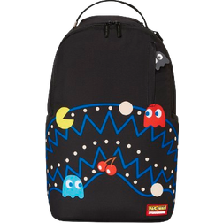 Sprayground Pac Man Gettin Points Dlxsr Backpack - Black