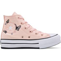 Converse Little Kid's Chuck Taylor All Star EVA Lift Butterflies - Soft Peach/White/Black