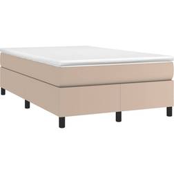 vidaXL Artificial Leather Continental Bed 120x190cm