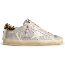 GOLDEN GOOSE Superstar Net Glitter Low Top W - Silver/Ice/White