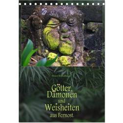 Calvendo Gods Demons and Wisdom from The Far East A5 Portrait Desk Calendar 2025