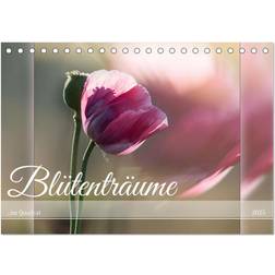 Calvendo Flower Dreams Square Desk Calendar 2025 A5
