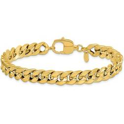 Gem & Harmony Men's Curb Link Bracelet - Gold