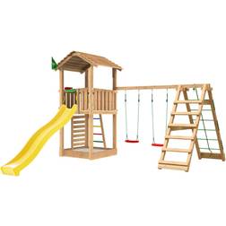 Jungle Gym Playtower Cottage 2.1 with Climb Module 220 & Slide