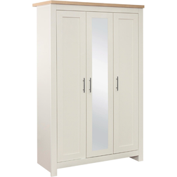 Birlea 3 Door Highgate Cream Wardrobe 111.9x180cm