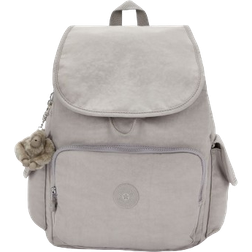 Kipling Medium City Backpack - Grey Gris