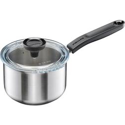 Fiskars Functional Form Kasserolle 1.5 L Rustfrit Stål med låg 18.4cm