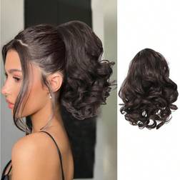 Shein Ponytail And High Ponytail Hairpieces With Claws Curly Hair Extensions Braids
