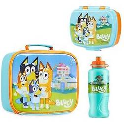 Bluey Kids childrens lunch set lunch bag, lunch box &amp water bottle 430ml