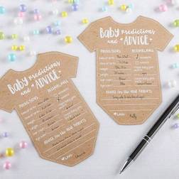 Shein pcs Baby Shower Party Cards Gender Reveal Wishes And Blessings Cards