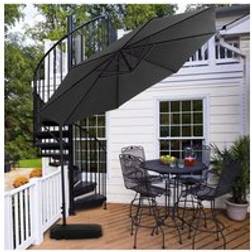 Living and Home 3M Banana Cantilever Patio Parasol for Sunshade
