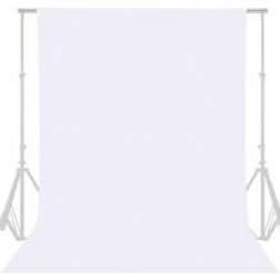 Shein 1pc White Photography Backdrop 118in*78in, Polyester Fabric, White Background Curtain, White Paper, Wedding & Party Decoration, Birthday Photo