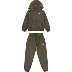 Nike Kid's Sportswear Club Fleece Tracksuit - Cargo Khaki/White (FD3114-325)