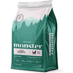 Monster Grain Free Puppy All Breed Lamb & Duck Dog Food 2kg