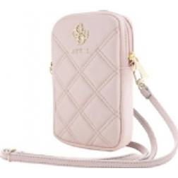 Guess Quilted 4G Telefonpose Metallogo Justerbar Rem Pink