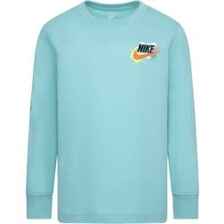 Nike Little Kid's Express Yourself Long Sleeve T-shirt - Green Frost (86M335-EIG)