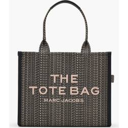 Marc Jacobs The Monogram Jacquard Large Tote Bag in Beige Multi
