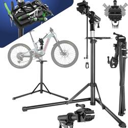 tectake Jan Grey Foldable Bike Repair Stand