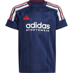 Adidas Barn Tiro Nations Pack T-skjorte - Team Navy Blue 2/White/Better Scarlet (IW0886)