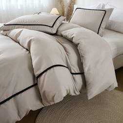 Shein Pcs solid fleece cloth Duvet Cover Grey (200x150cm)