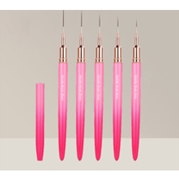 Shein Nail Drawing Pen Set,5 PCS Nail Pen