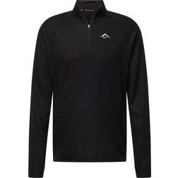 Nike Sportsweatshirt 'TRAIL' sort hvid