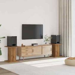 vidaXL Speaker stands 2 artisian engineered wood