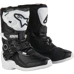 Alpinestars Tech 3s Børne Cross Støvler - Hvid/Sort Børn