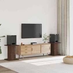 vidaXL Speaker stands 2 engineered wood