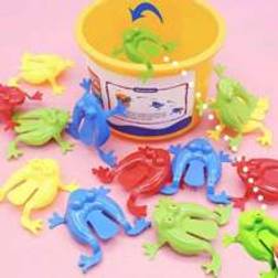 Shein 5/10/20PCS Random Color Jumping Frog Bounce Fidget Toys,Children's Novelty Various Stress Relief Toys, Children's BirthdayGifts, Party Gifts, Creativ